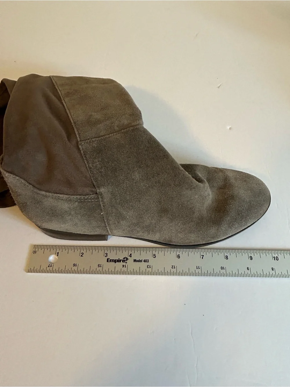 Lucky Brand Over-the-Knee Calypso Suede Boots in Tan with Brown stretch panel